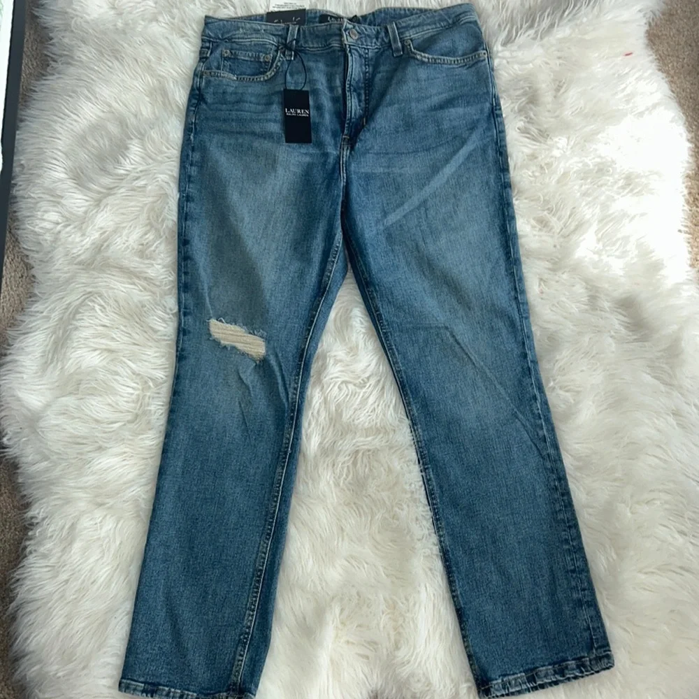 Lauren Ralph Lauren distressed jeans - Picture 1 of 6